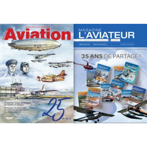 Copie papier édition 25e anniversaire de la revue Aviation