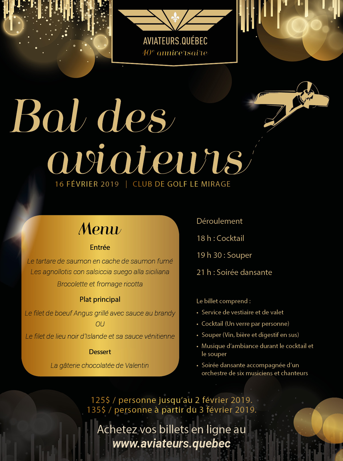 Affiche détaillée Bal des aviateurs