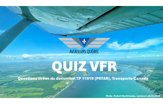 Quiz VFR, avril 2026
