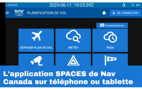 Application SPACES NAV Canada