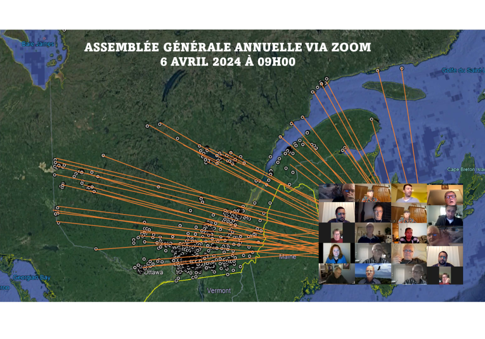 Assemblée générale annuelle 2024 via ZOOM