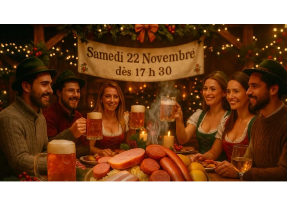 Soirée choucroute et bières de Noël