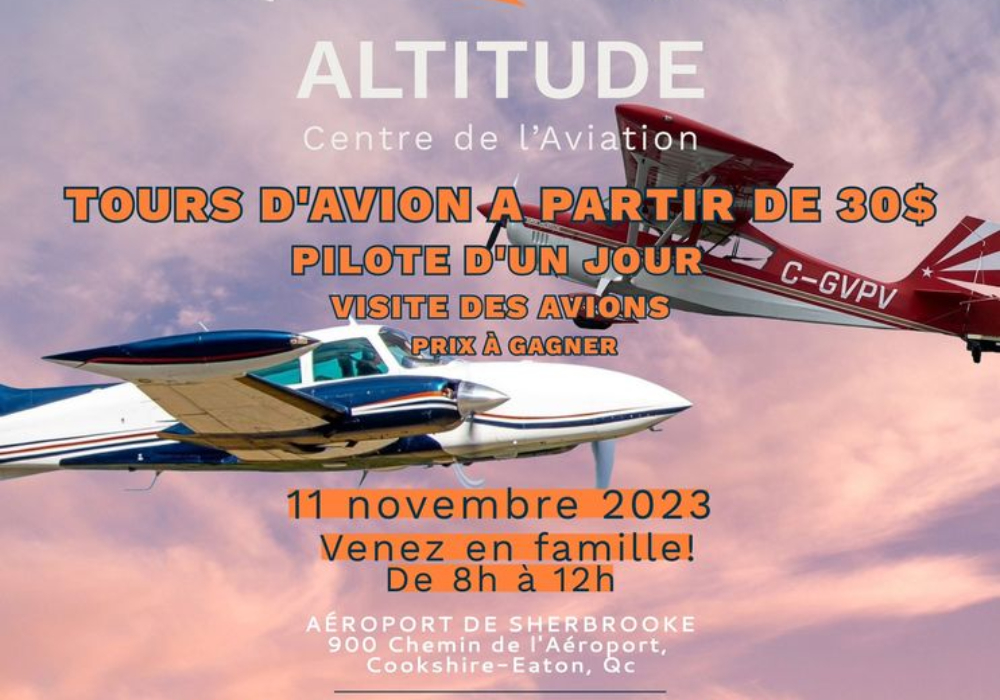 Journée Portes Ouvertes - Altitude Centre de l’aviation (CYSC)