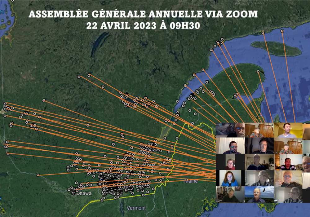 Assemblée générale annuelle 2023 via ZOOM