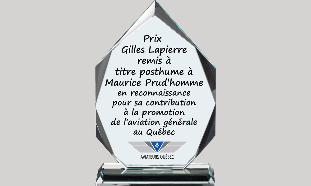 Prix émérite Gilles Lapierre remis à titre posthume à Maurice Prud’homme