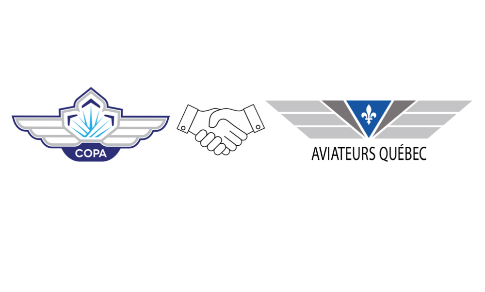 Aviateurs Québec et COPA signent une entente de collaboration 